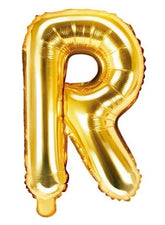 Globo de foil letra R Gold